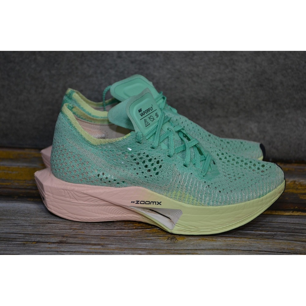 Nike Vaporfly 3 Shoes Womens 5 Mint Green Running Racing Sneakers HQ3505-379